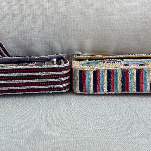 Viral Beaded Bags - NY Taxi Cab & Route 66 Shoulder Bags (2) - Made in India - Picture 5 of 15